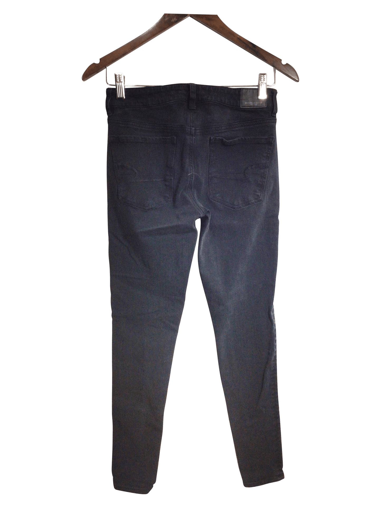 AMERICAN EAGLE Women Straight-Legged Jeans Regular fit in Black - 2 - Velora