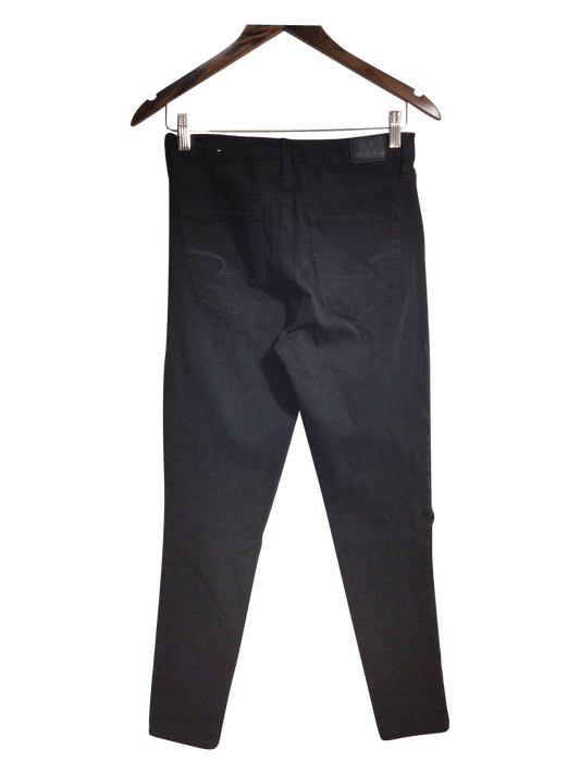 AMERICAN EAGLE Women Straight-Legged Jeans Regular fit in Black - 4 - Velora