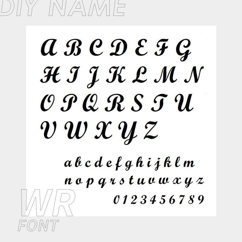 Stainless Steel English Name Necklace, Personalized DIY Fashion Necklace - Velora