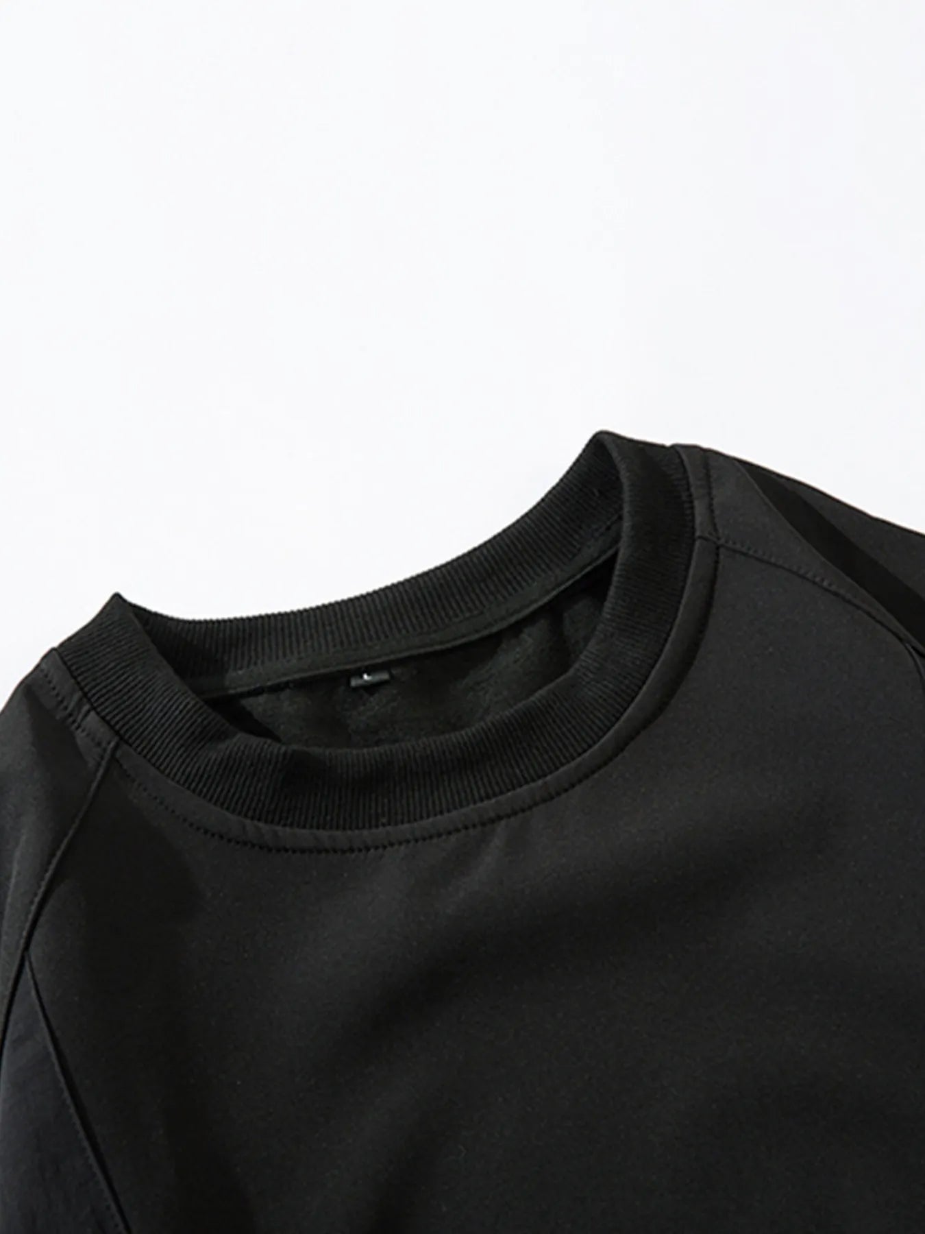 Men's Plus Size Crew Neck Long Sleeve Sweatshirt - Velora
