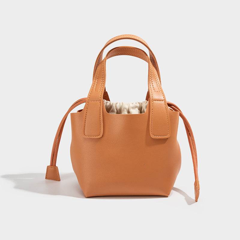 Trendy Luxury Light Luxury Niche Basket Bucket Bag - Velora