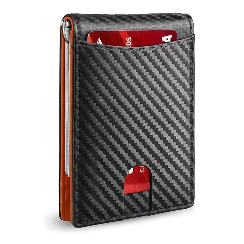 Leather Multifunctional Card Sleeve Microfiber Wear-resistant Rfid Anti-theft Swiping - Velora