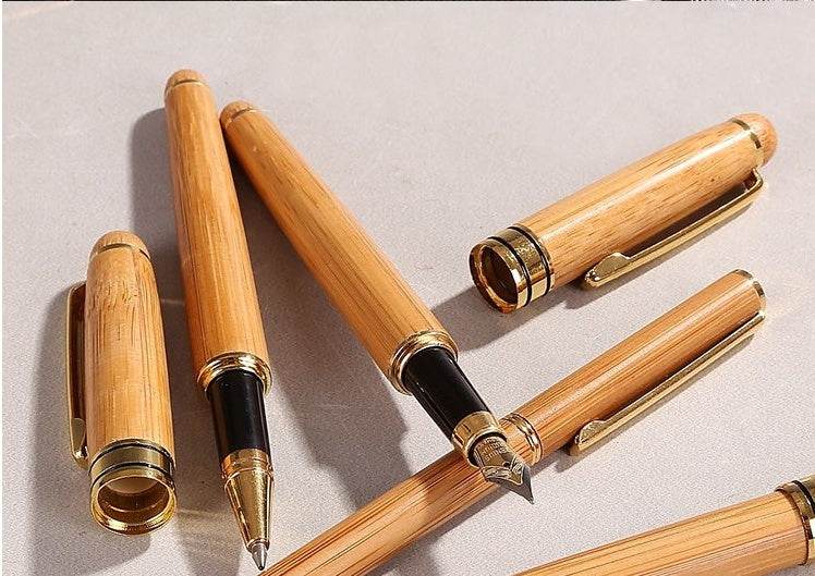 Bamboo Pen Bamboo Pen Pen Ball Pen Lettering Customer Gift Hard Pen Neutral Bamboo Pen - Velora