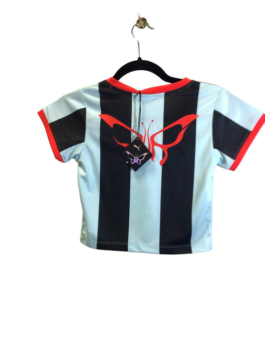 PUMA Women Crop Tops Regular fit in Blue - XXS - Velora