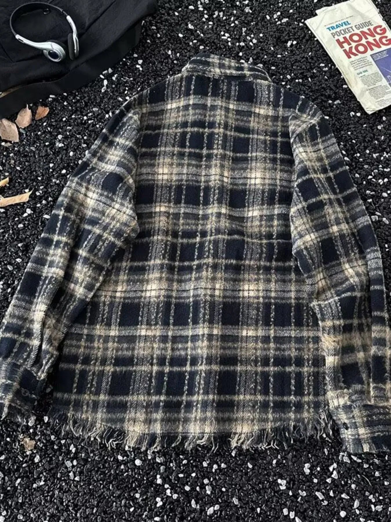 Men's Full Size Classic Plaid Flannel Button-Down Shirt Plus Size - Velora