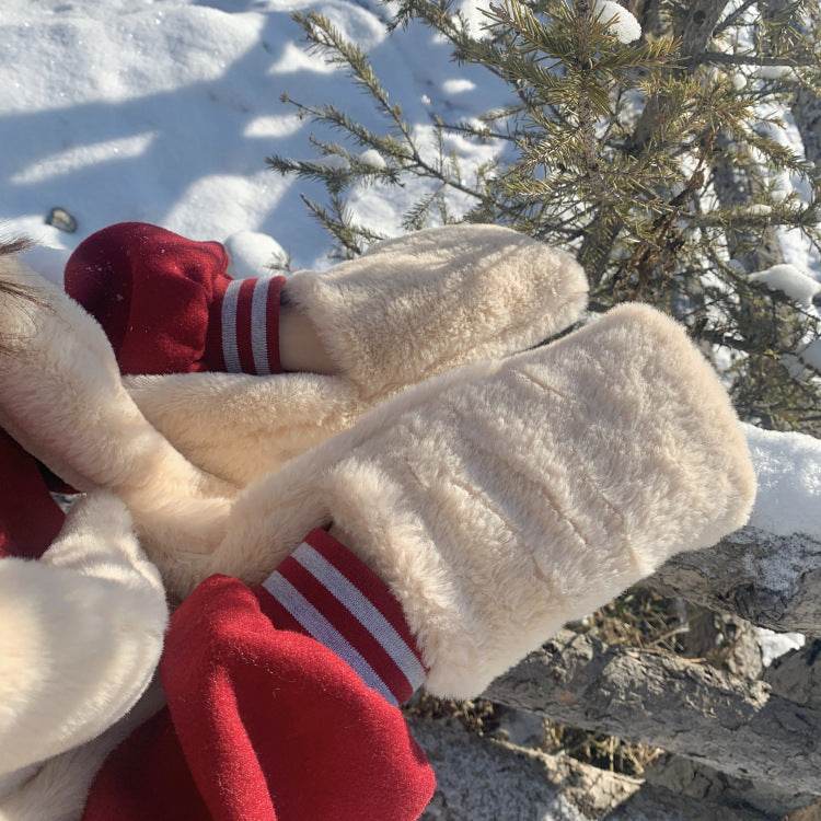 Scarf Sets Winter Easy To Match Warm Hat Scarves Gloves Kawaii Female Sets - Velora