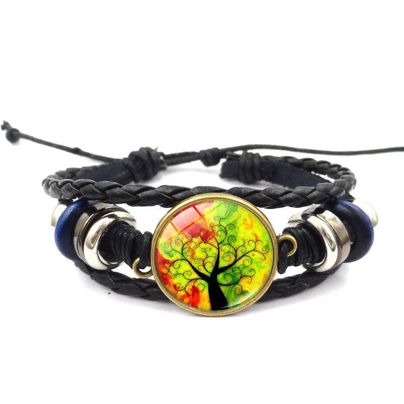 Tree of Life Bracelet Handmade Jewelry Multilayer Braided Bracelets - Velora