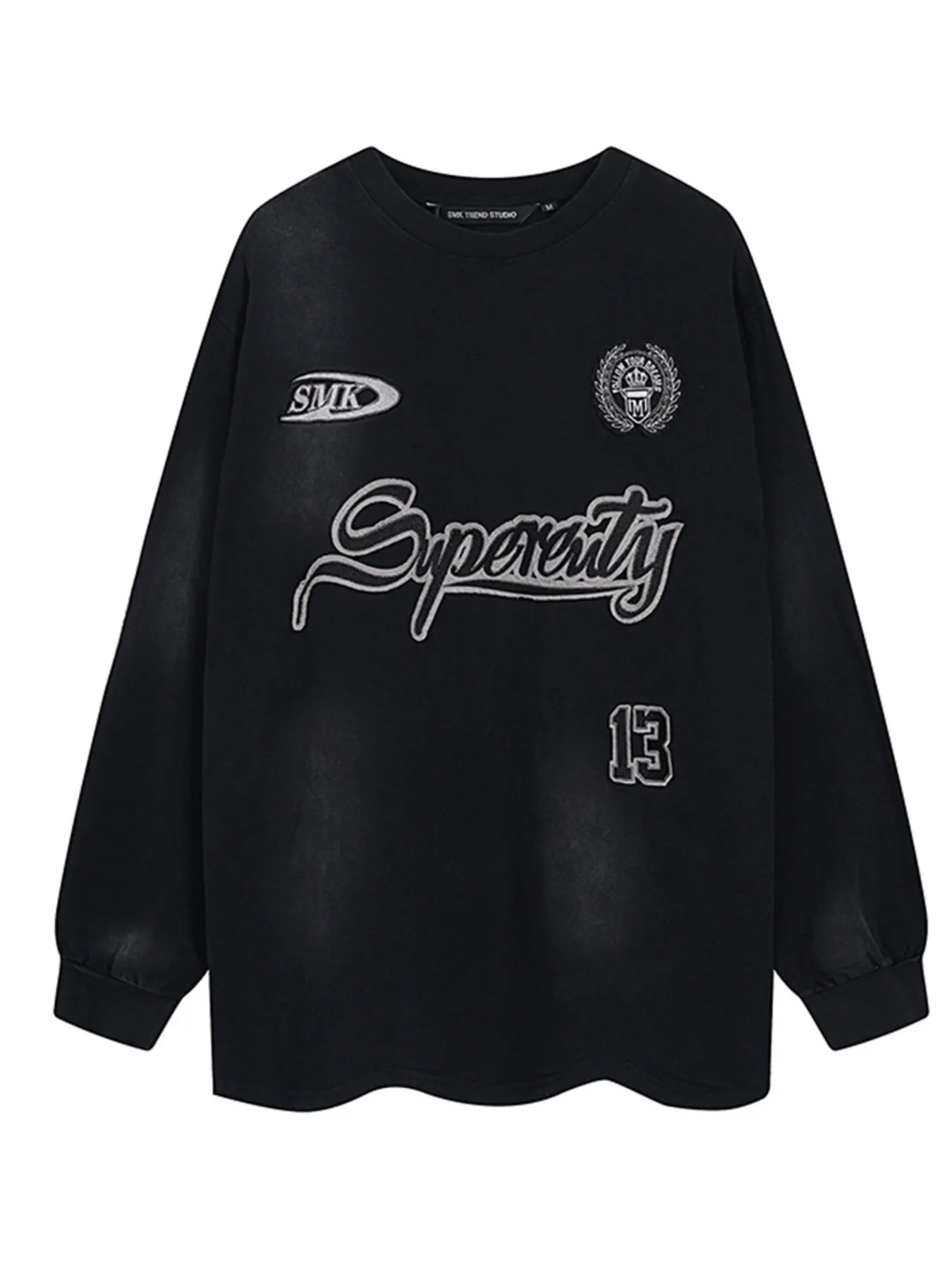 Men's Graphic Oversized Long Sleeve Sweatshirt - Velora
