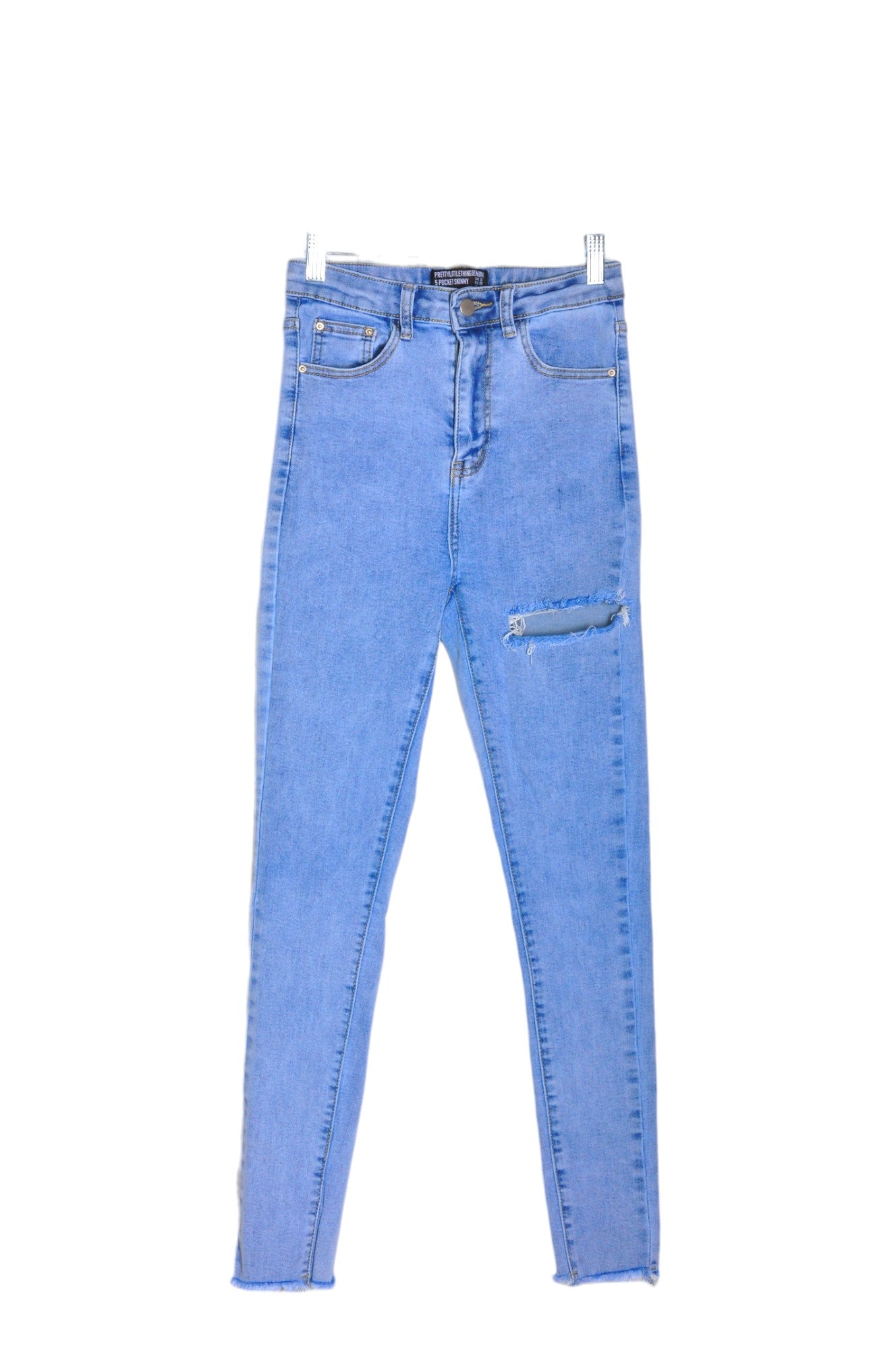 PRETTY LITTLE THING Women Skinny Jeans Regular fit in Blue - 4 - Velora