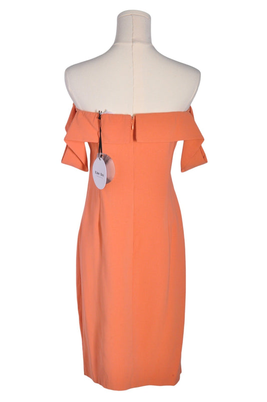 LINE & DOT Women Sheath Dresses Regular fit in Orange - M - Velora