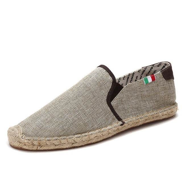 Men's straw canvas shoes - Velora
