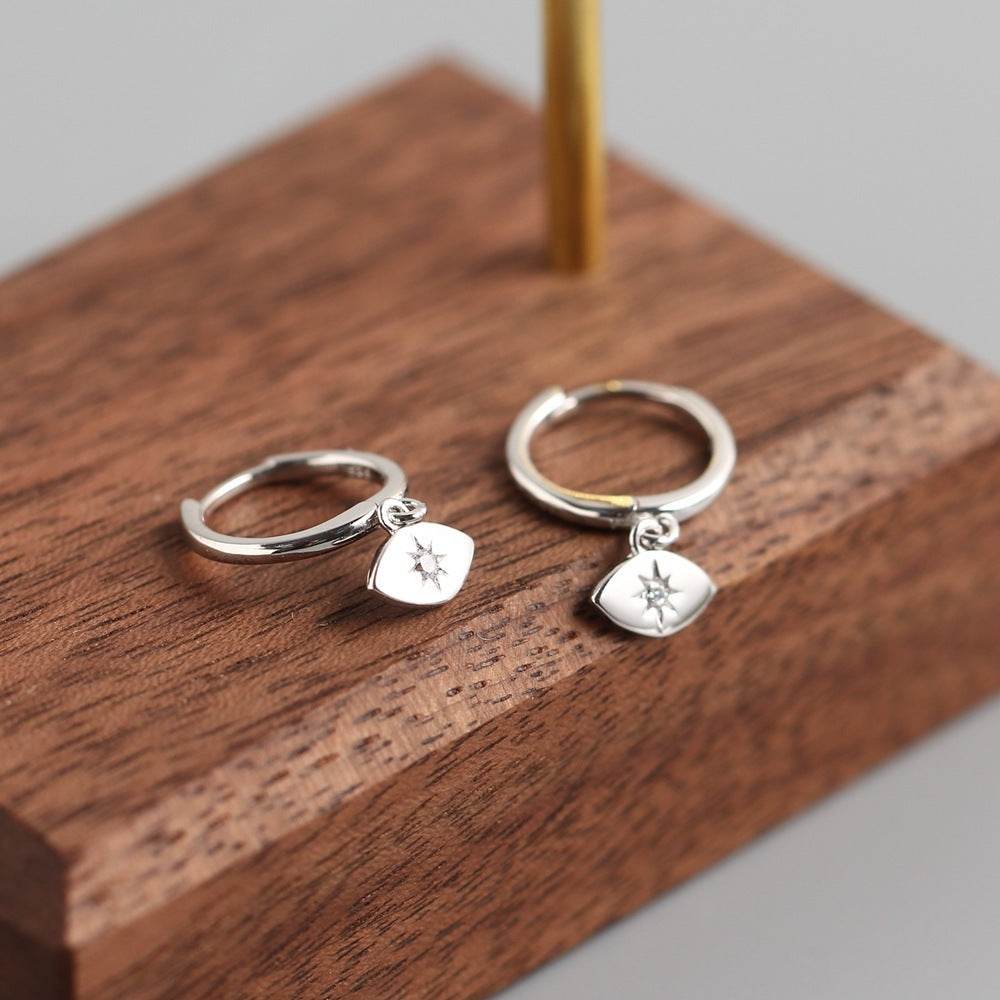 Light luxury eye earrings - Velora