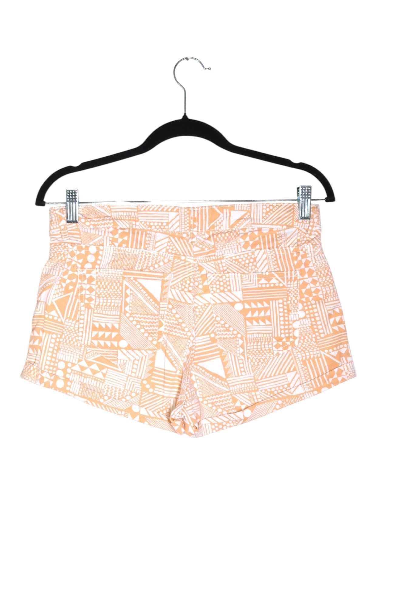 H&M Women Classic Shorts Regular fit in Orange - 6 - Velora