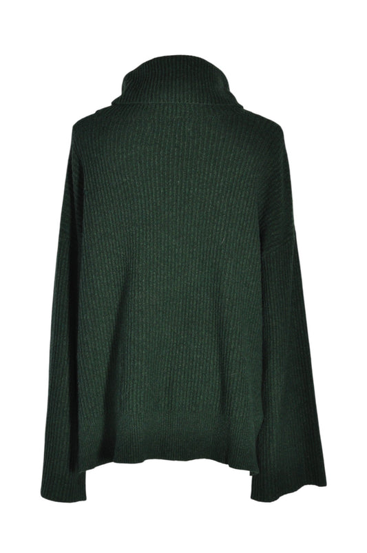 MONK & LOU Women Turtleneck Tops Regular fit in Green - M - Velora