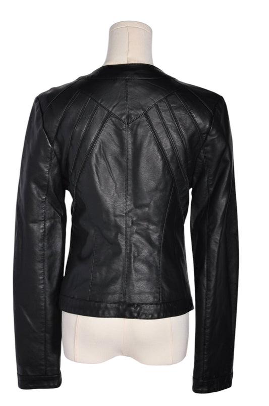 GUESS Women Leather Jackets Regular fit in Black - S - Velora
