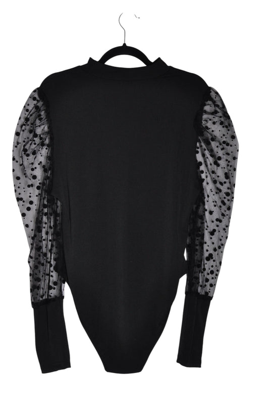 SHEIN Women Bodysuits Regular fit in Black - 2XL - Velora