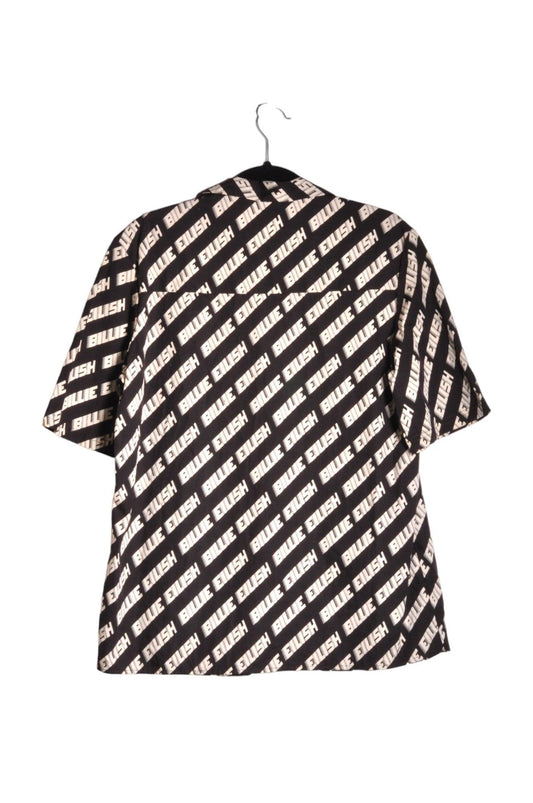 H&M Men Button Down Tops Regular fit in Black - XS - Velora