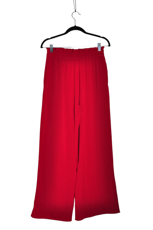 SHEIN Women Trousers Regular fit in Red - M - Velora