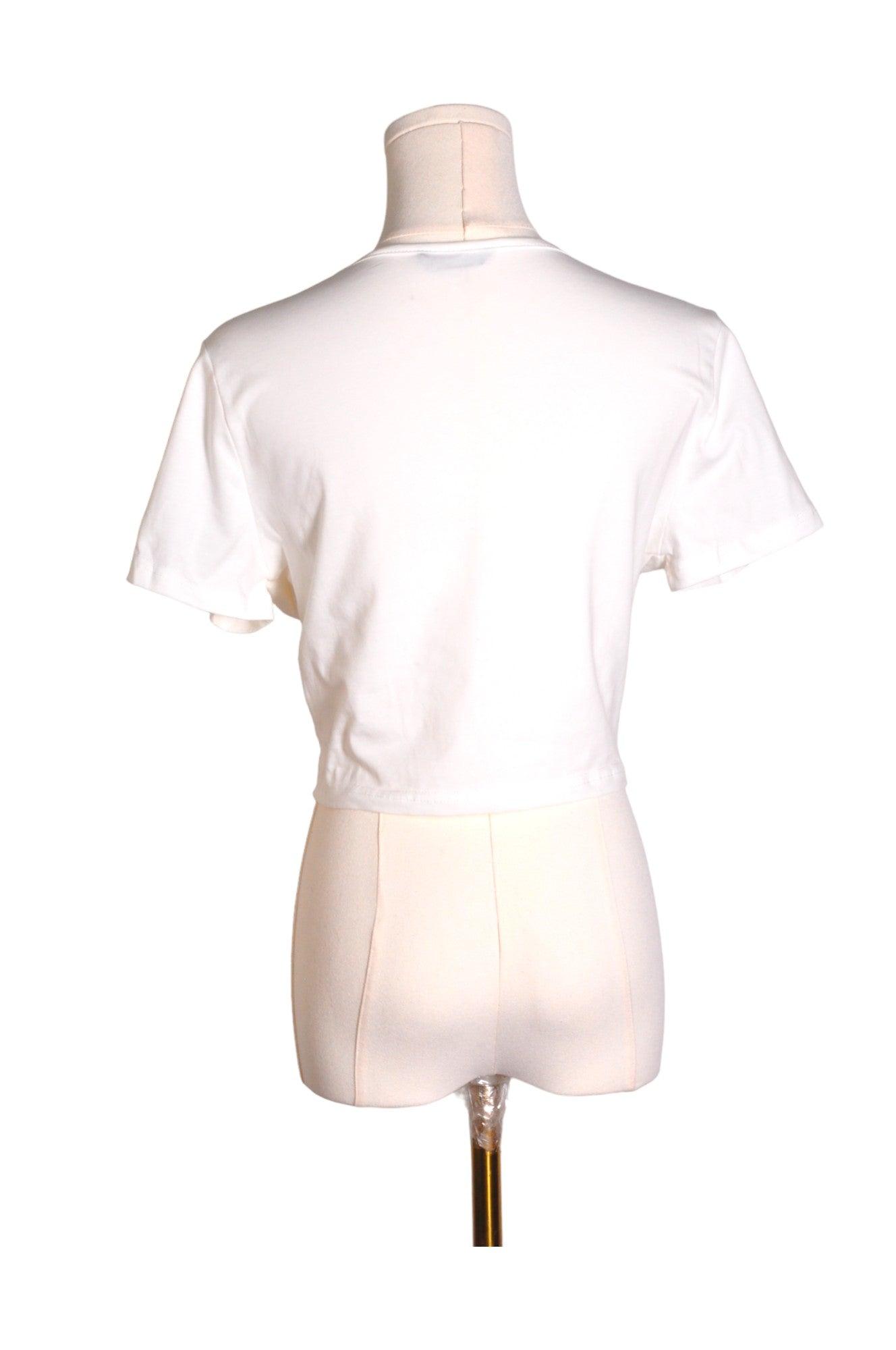 SHEIN Women Crop Tops Regular fit in White - 0XL - Velora