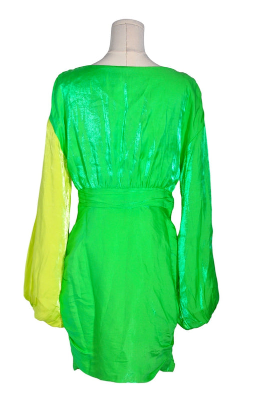 NA-KD Women Wrap Dresses Regular fit in Green - 40 - Velora