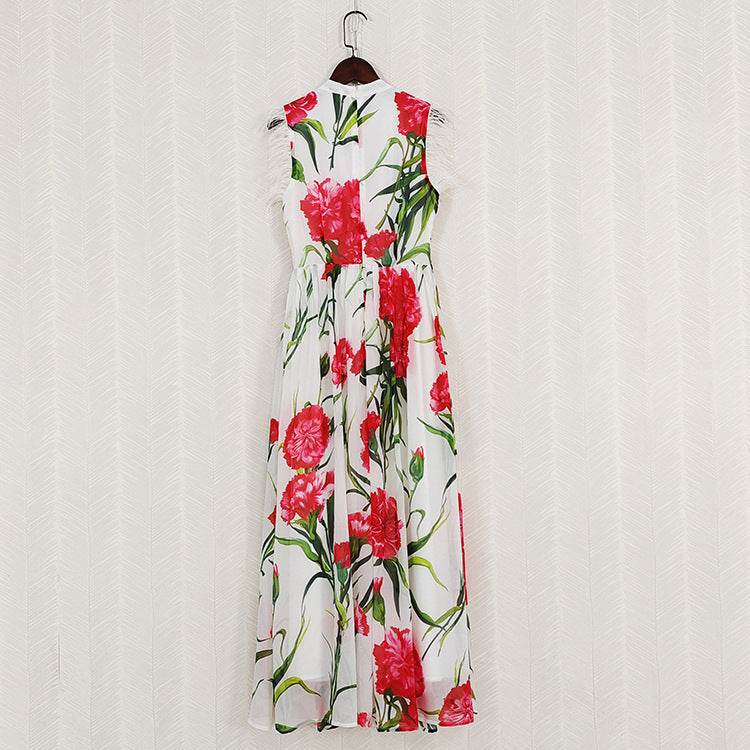 Fashionable Retro Formal Dress Roses - Velora
