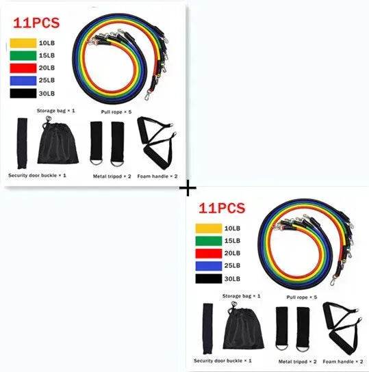Fitness Rally Elastic Rope Resistance Band set - Velora