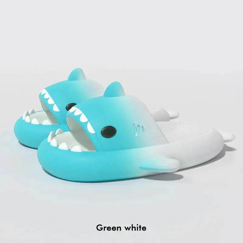 Flip flop Shark Slides Slippers Men's Home Bathroom Non-slip Slippers - Velora