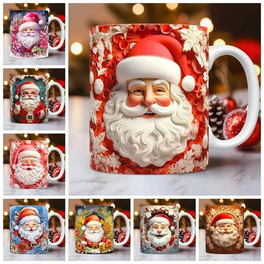 Creative 3D Christmas Ceramics Mug Christmas gift - Velora