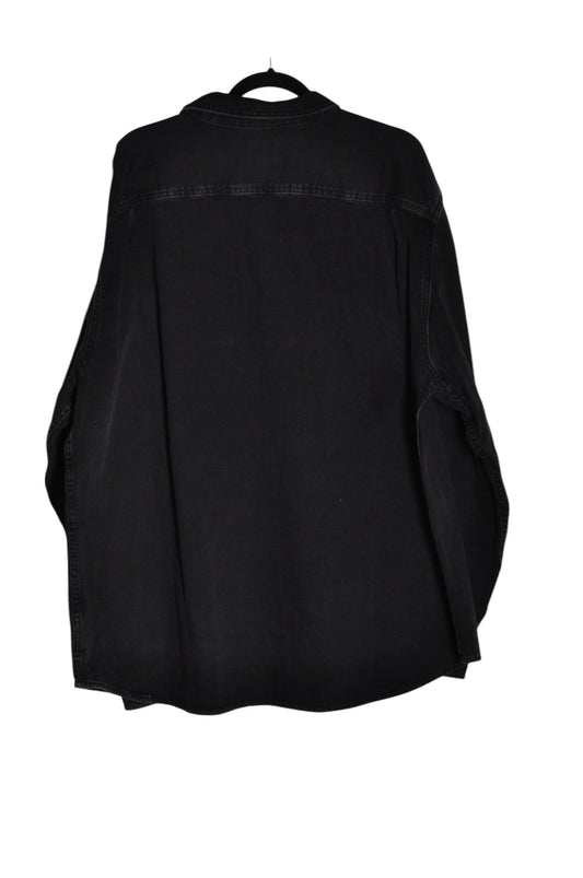 OLD NAVY Men Button Down Tops Regular fit in Black - 3XL - Velora