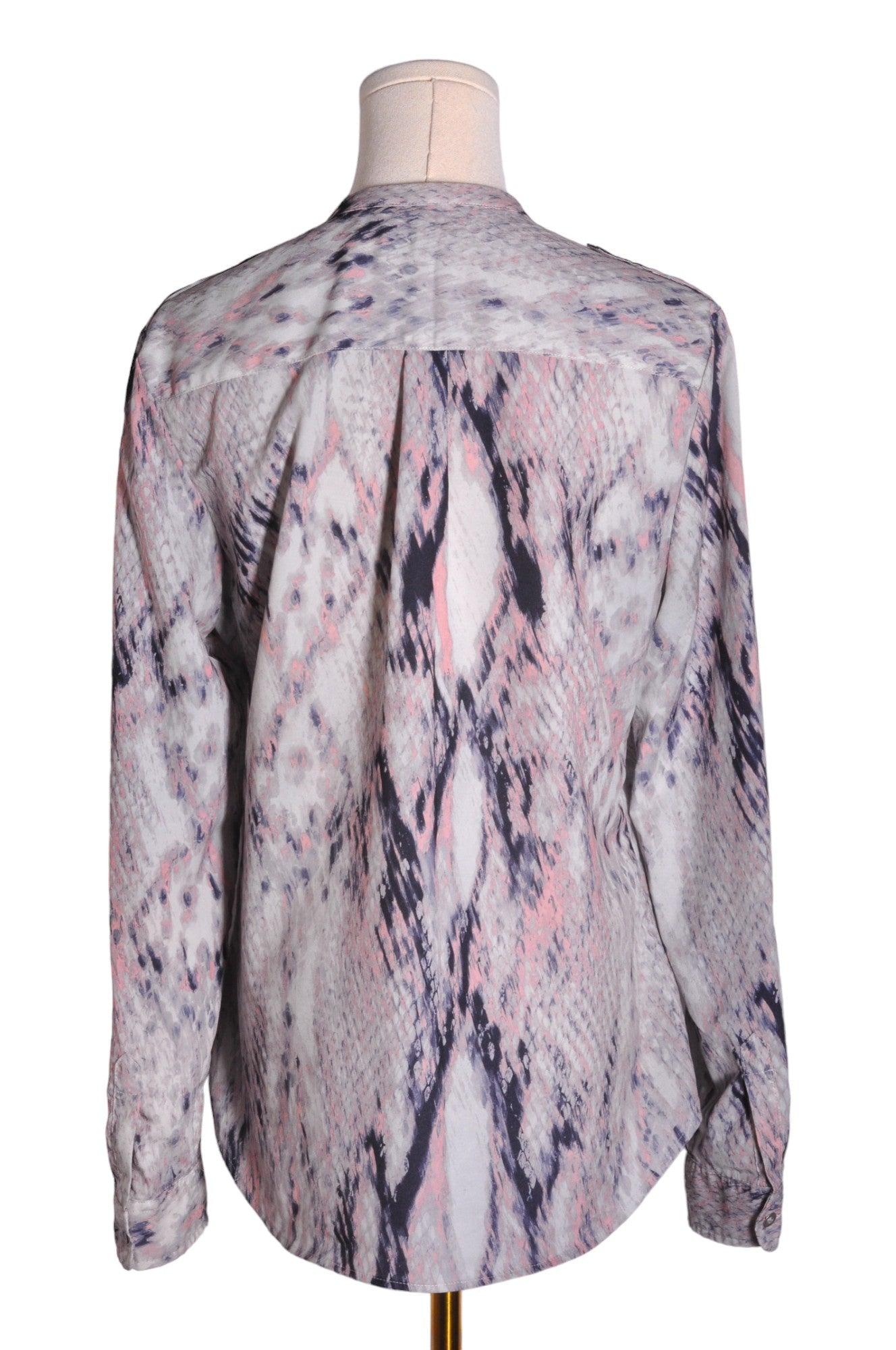 CALVIN KLEIN Women Button Down Tops Regular fit in Gray - M - Velora