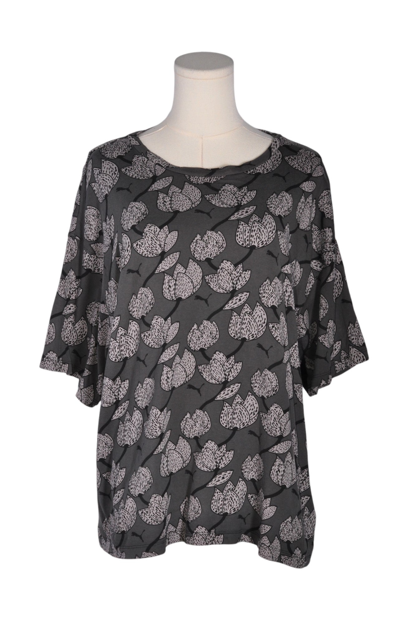PUMA Women T-Shirts Regular fit in Gray - XL - Velora