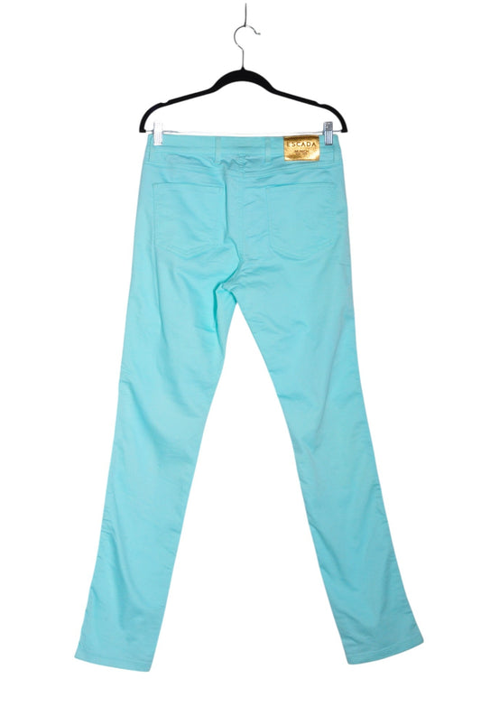 ESCADA Women Work Pants Regular fit in Blue - 40 - Velora