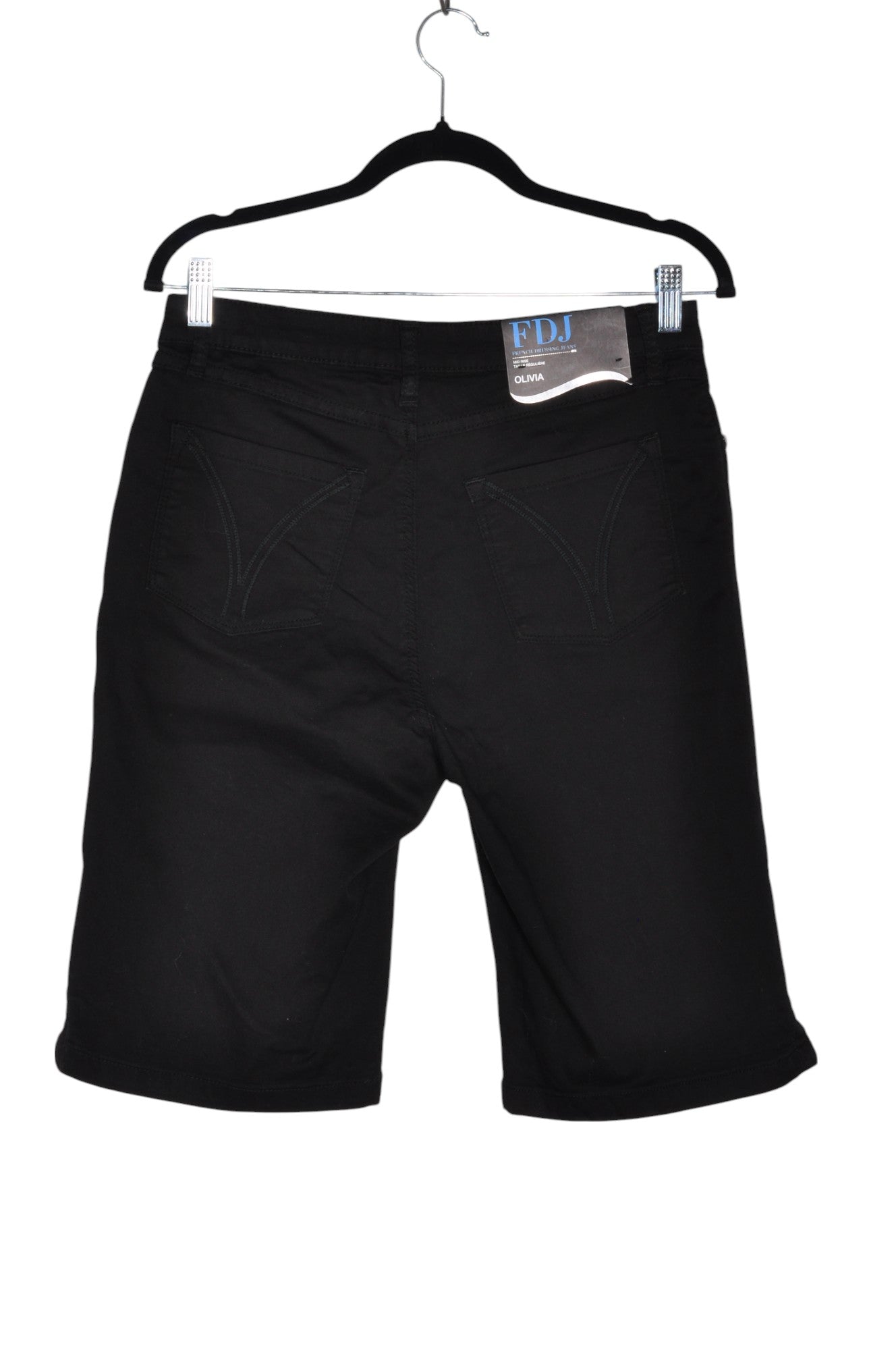 FDJ Women Classic Shorts Regular fit in Black - 8 - Velora