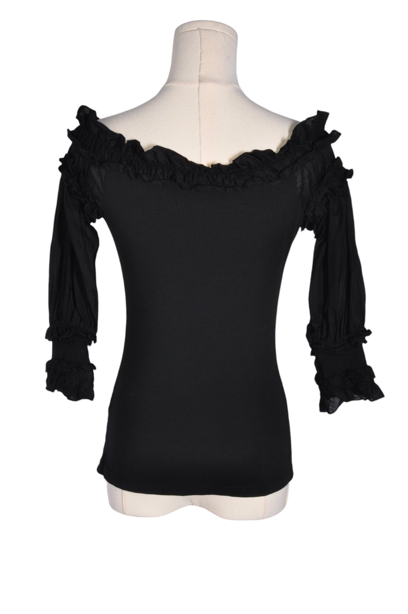 UNBRANDED Women Blouses Regular fit in Black - 4 - Velora
