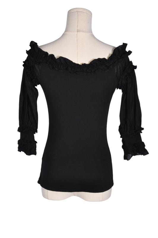 UNBRANDED Women Blouses Regular fit in Black - 4 - Velora