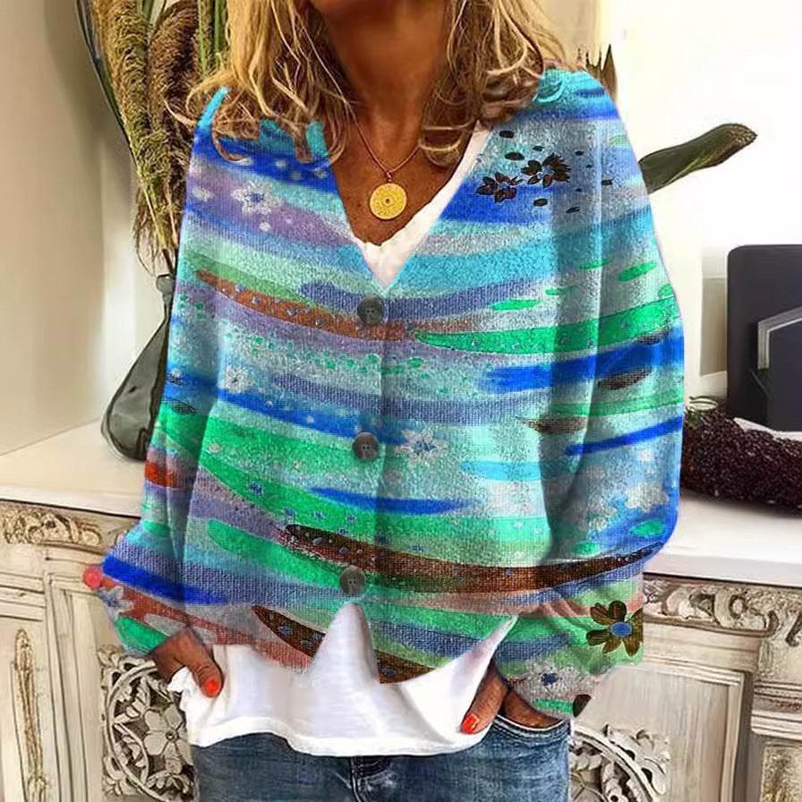 Printed Women's Sweater - Velora