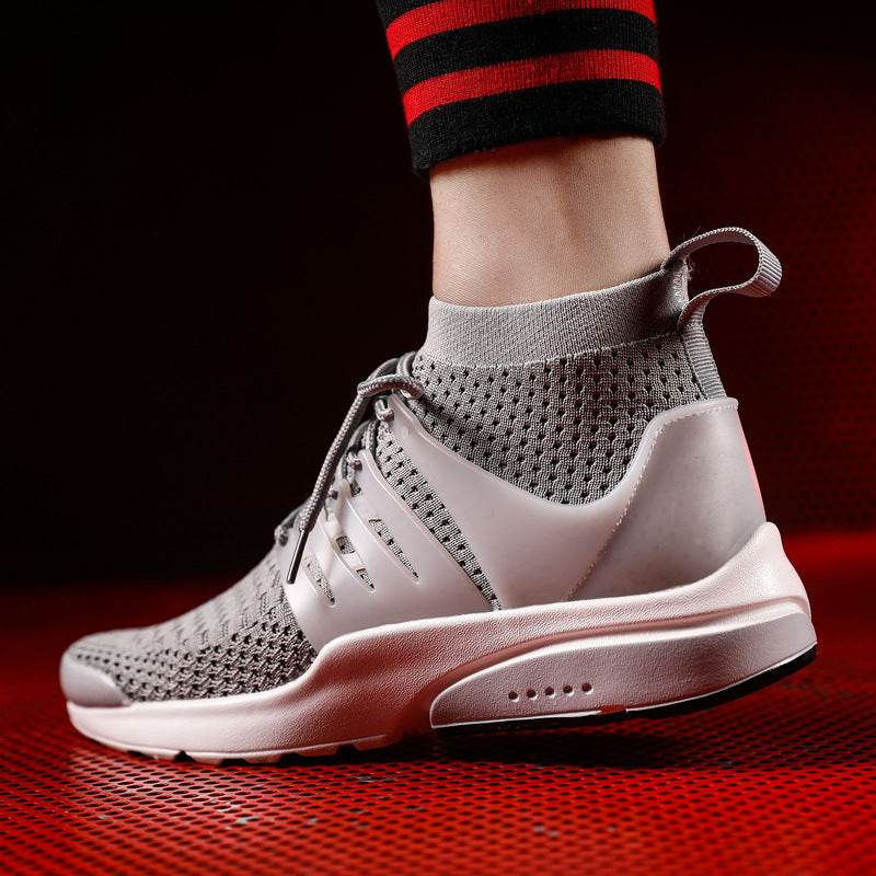 Trendy Mesh Fly Woven Net Red Breathable Canvas Shoes - Velora