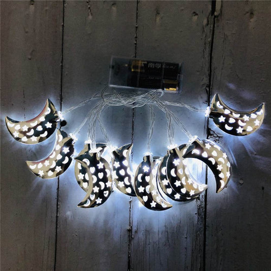 New Muslim Ramadan Iron LED Letters Eid Mubarak string Light - Velora