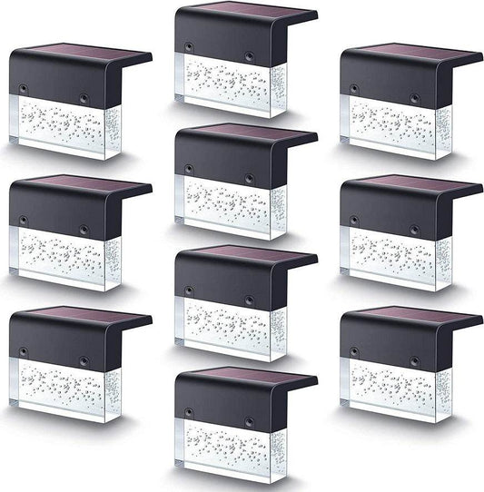 Waterproof New RGB LED Solar Light Step Fence Light - Velora