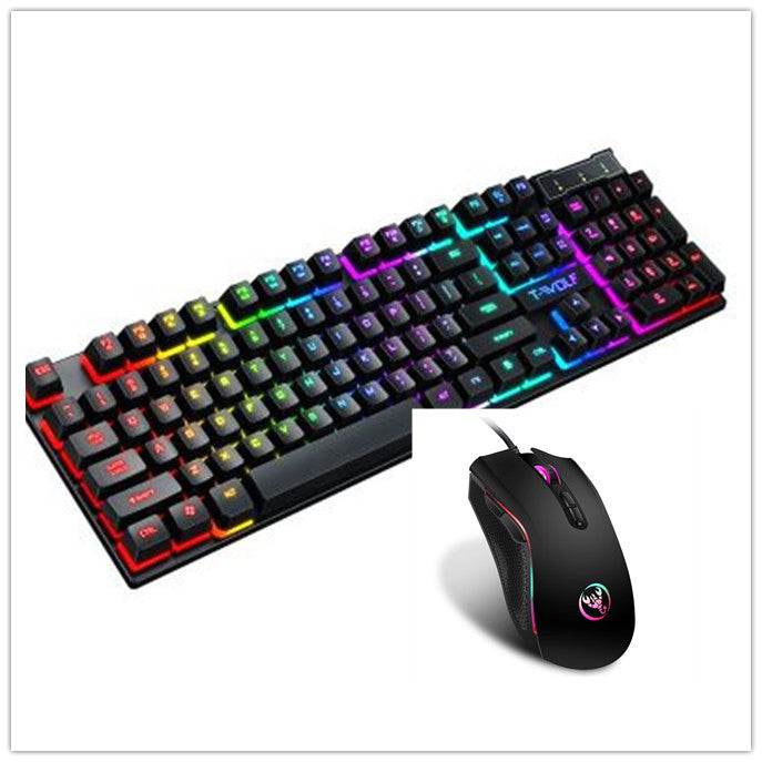 Gaming Usb Luminous Wired Keyboard Floating Manipulator - Velora