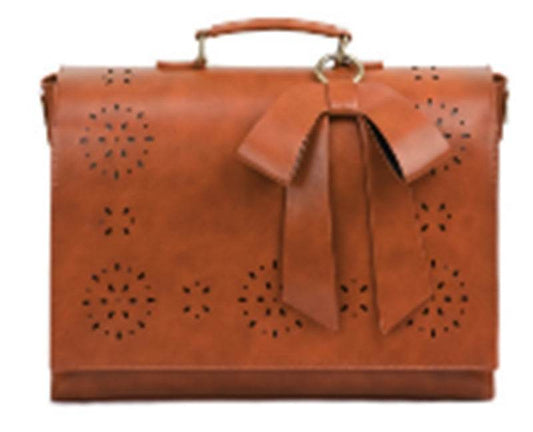 Women's hollow oil leather bag - Velora