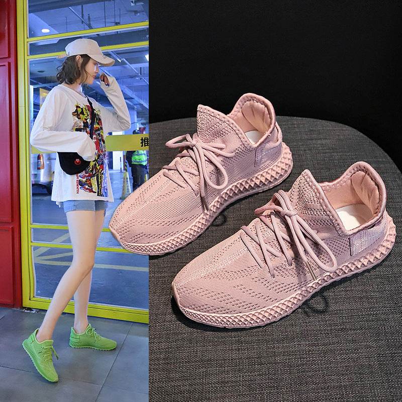 Fashion Candy Color Women Sneakers Tenis Feminino Casual Shoes Women Breathable Mesh Sneakers Women Yellow Red Basket Femme - Velora