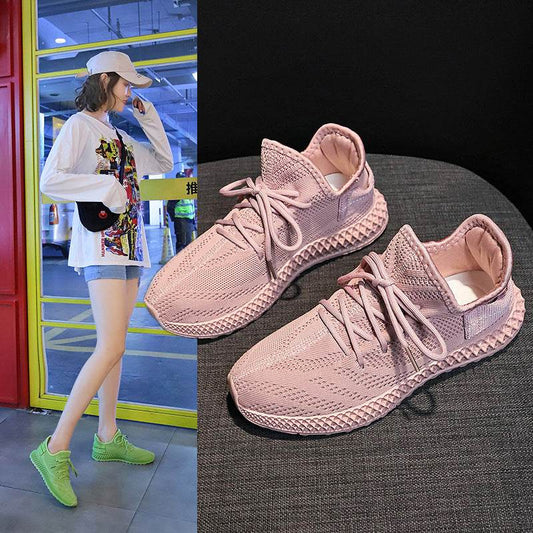 Fashion Candy Color Women Sneakers Tenis Feminino Casual Shoes Women Breathable Mesh Sneakers Women Yellow Red Basket Femme - Velora