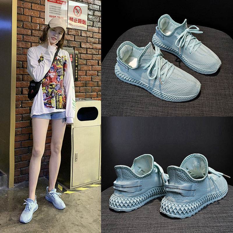 Fashion Candy Color Women Sneakers Tenis Feminino Casual Shoes Women Breathable Mesh Sneakers Women Yellow Red Basket Femme - Velora