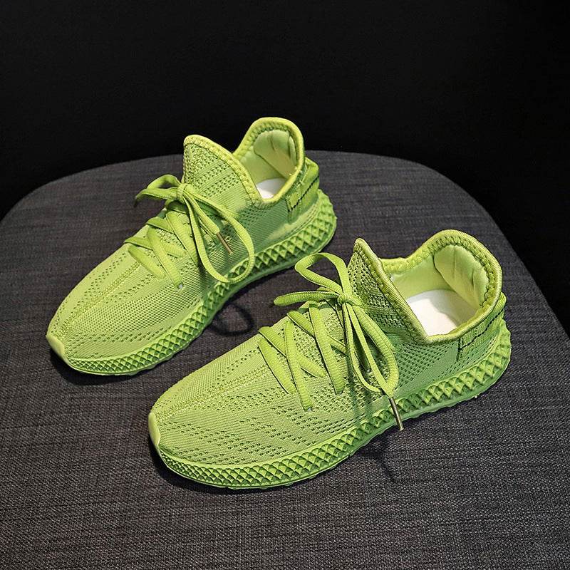 Fashion Candy Color Women Sneakers Tenis Feminino Casual Shoes Women Breathable Mesh Sneakers Women Yellow Red Basket Femme - Velora