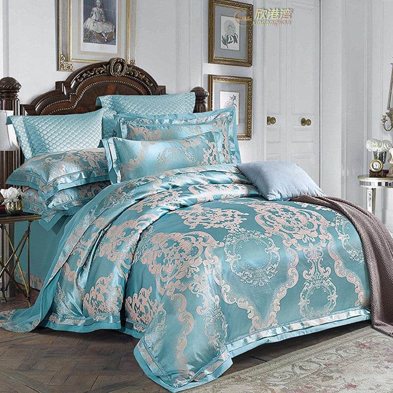 4-Piece Set Of European-Style Luxury Light Luxury Bedding - Velora