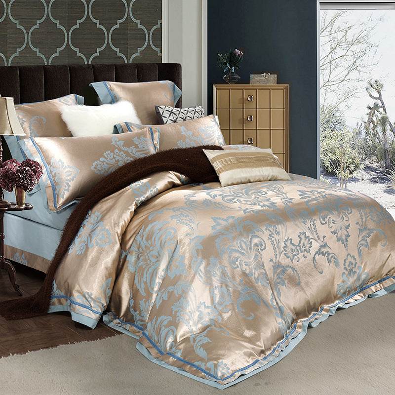 4-Piece Set Of European-Style Luxury Light Luxury Bedding - Velora