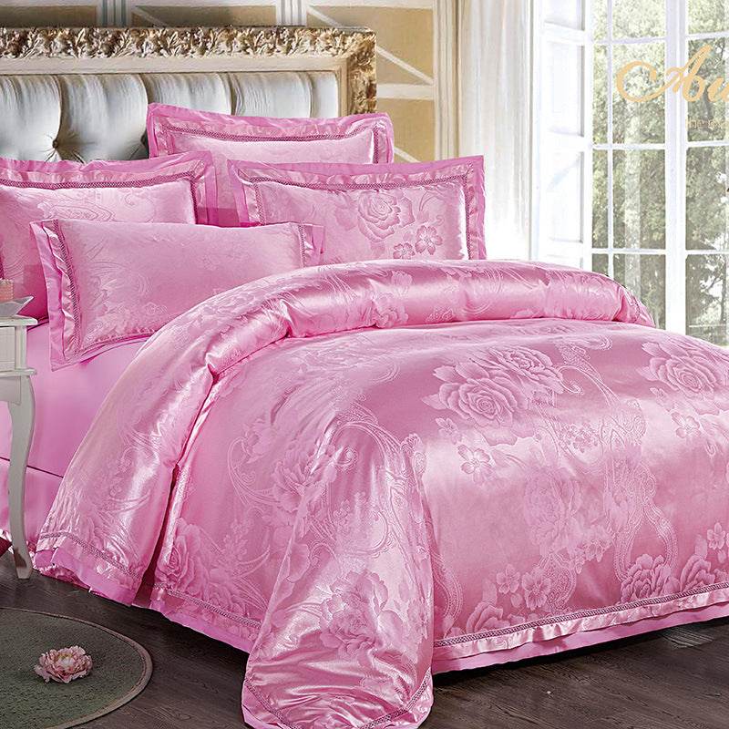 4-Piece Set Of European-Style Luxury Light Luxury Bedding - Velora