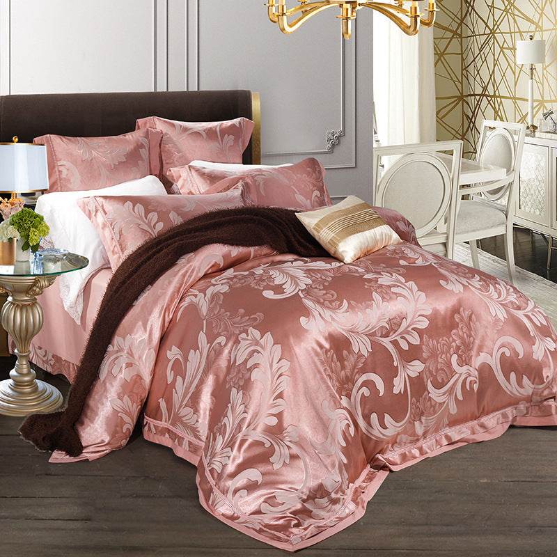 4-Piece Set Of European-Style Luxury Light Luxury Bedding - Velora