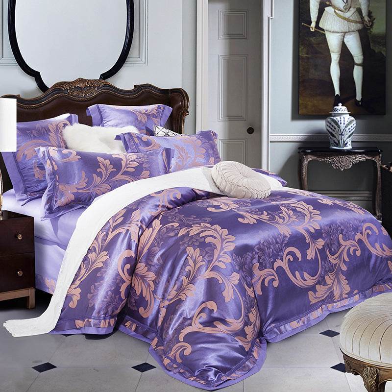 4-Piece Set Of European-Style Luxury Light Luxury Bedding - Velora
